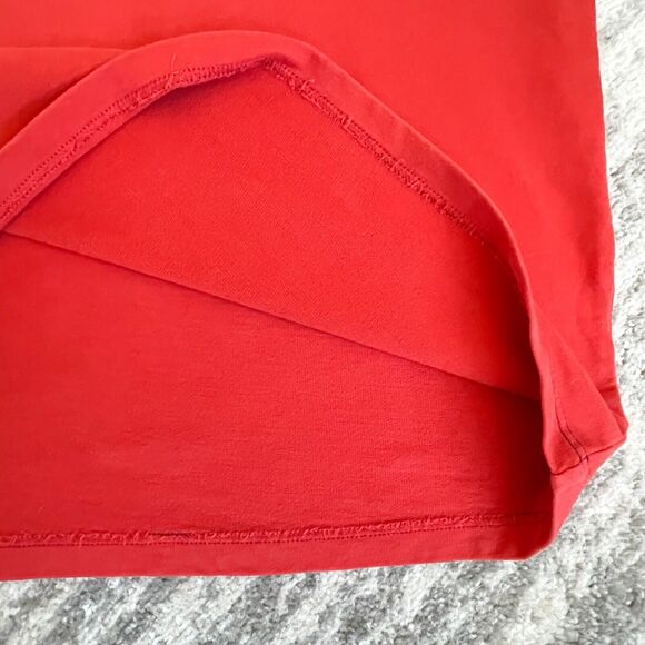 Nautica Quarter-Zip Pullover Sweater Men Size XL Red High-Neck 100% Cotton - Picture 6 of 13